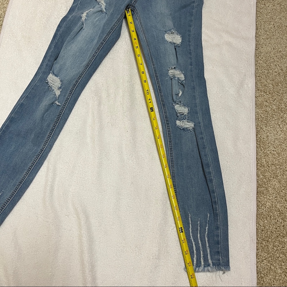 Missguided NEW Sinner High Waisted Ripped Skinny Jeans - Picture 7 of 7